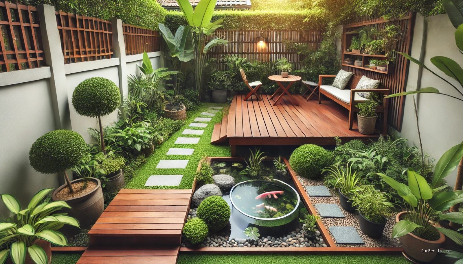 Photo by iknpos.id - 10 Ide Desain Taman Belakang Rumah Asri yang Nyaman dan Indah