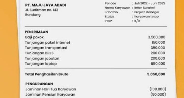 Photo by id.jobstreet.com - Arti Potongan PPh 21 dan BPJS Ketenagakerjaan di Rincian Slip Gaji