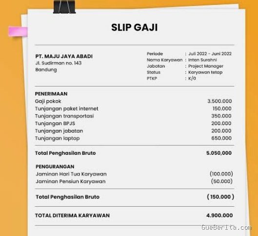 Photo by id.jobstreet.com - Arti Potongan PPh 21 dan BPJS Ketenagakerjaan di Rincian Slip Gaji