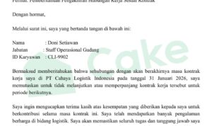 Photo by cake.me - Contoh Surat Resign Kerja Singkat Sopan dan Alasan Masuk Akal