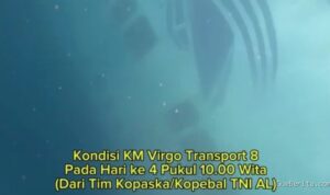Evakuasi KM Virgo Transport 8: 45 Menit Penyelam BSG Manfaatkan Air Teduh