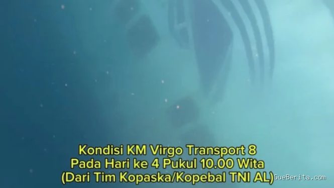 Evakuasi KM Virgo Transport 8: 45 Menit Penyelam BSG Manfaatkan Air Teduh