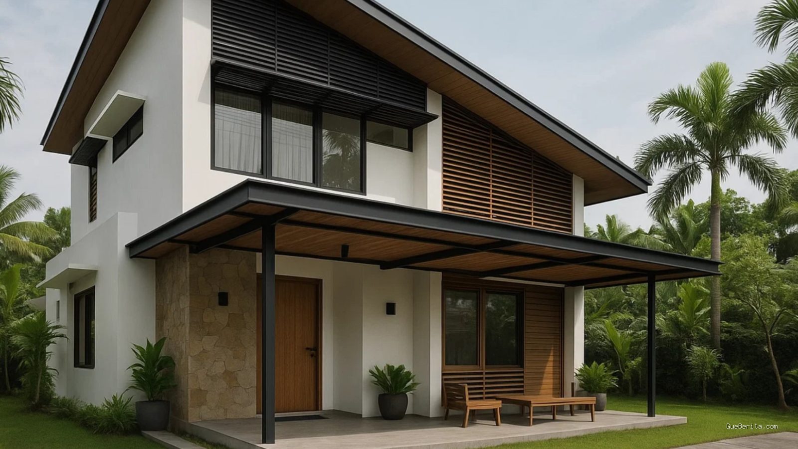 Photo by iknpos.id - Ide Desain Rumah Tropis Modern yang Nyaman dan Fungsional