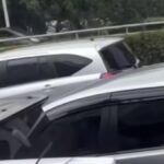 Kecelakaan Beruntun 3 Mobil di Tol Dalam Kota, Lalu Lintas Terhambat