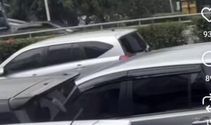 Kecelakaan Beruntun 3 Mobil di Tol Dalam Kota, Lalu Lintas Terhambat
