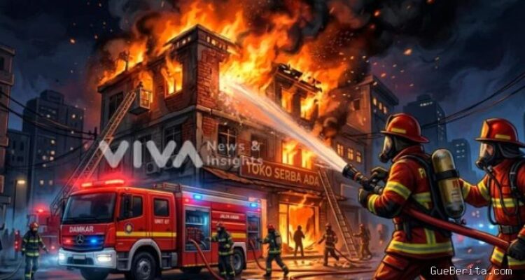 Korsleting Listrik Picu Kebakaran 9 Rumah di Asrama TNI AD Kupang