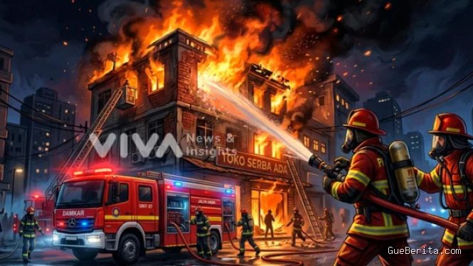 Korsleting Listrik Picu Kebakaran 9 Rumah di Asrama TNI AD Kupang