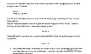 Photo by id.scribd.com - Perbedaan Status Karyawan Tetap PKWTT dengan Karyawan Kontrak PKWT