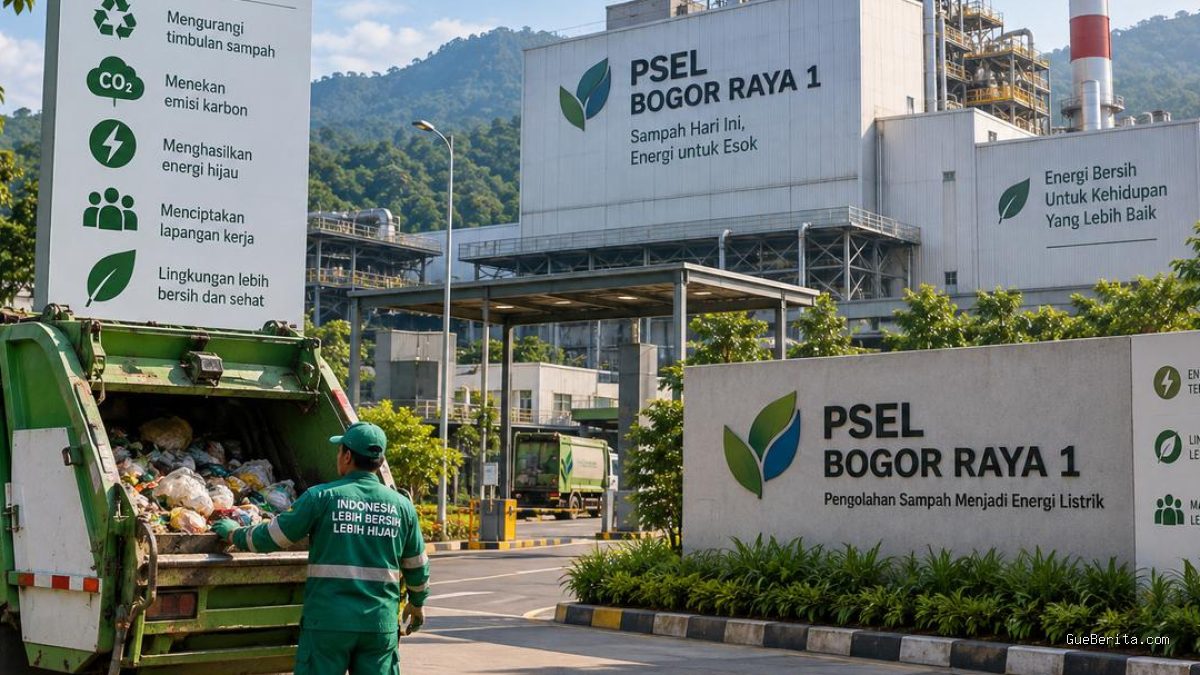 PSEL Bogor Raya 1 Tekan 640.000 Ton Emisi Lewat Konversi Sampah
