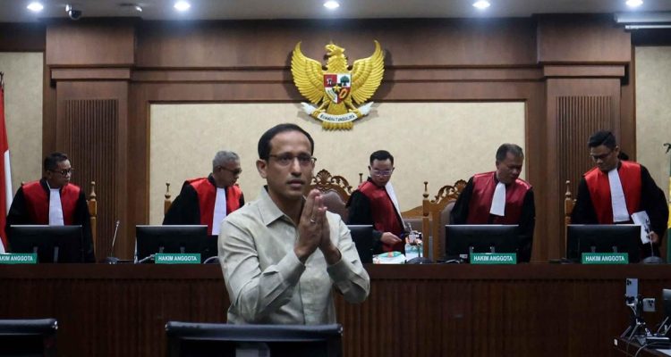 Nadiem Ungkap Latar Belakang Tim Bayangan di Hadapan Hakim