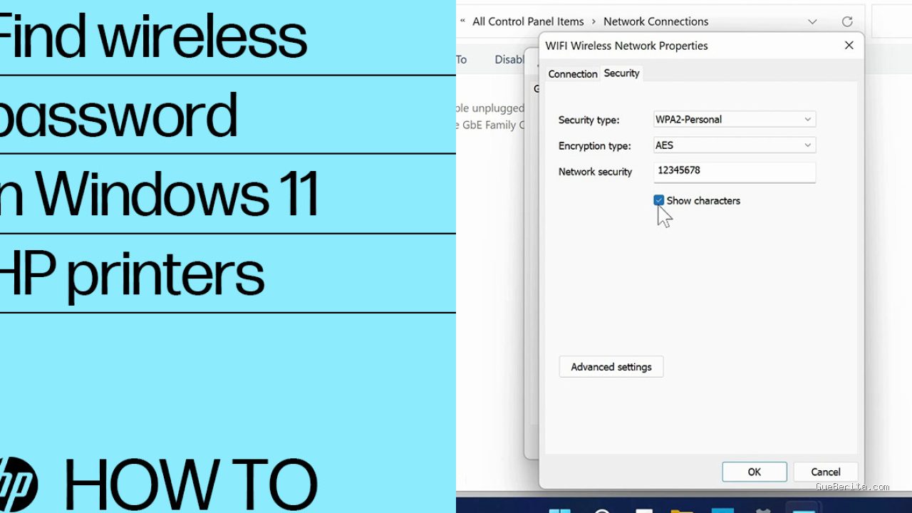 Photo by support.hp.com - Cara Melihat Password WiFi yang Sudah Tersimpan di HP Android dan iOS