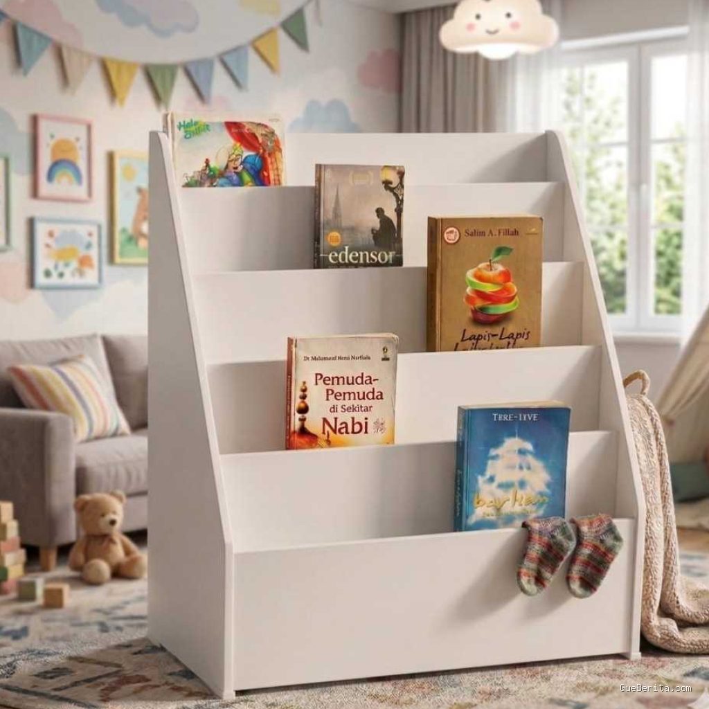 Photo by shopee.co.id - Ide Menata Buku Anak agar Kamar Tetap Rapi dan Terorganisir