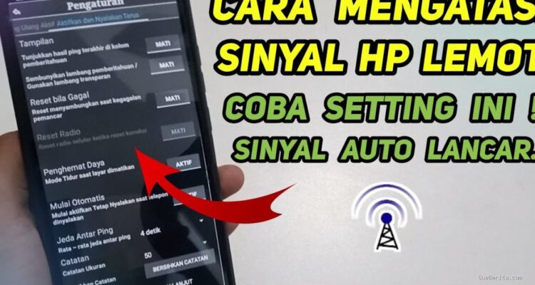 Photo by youtube.com - Penyebab Sinyal HP Penuh Tapi Internet Tetap Lambat